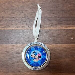 Disney Movie Insider - 2011 Mickey Mouse & Minnie Mouse Holiday Ornament